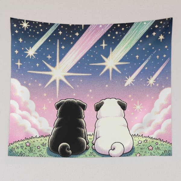 Item preview, Starry Pug Embrace designed and sold by TakashiS.