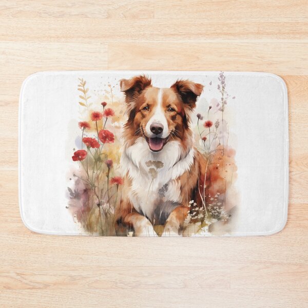 Item preview, Border Collie (ee-Red) Watercolor Artwork designed and sold by PhotoObjects.