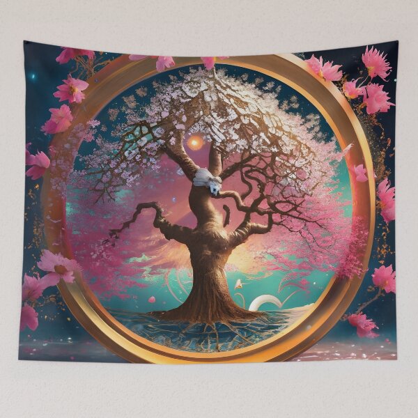 Item preview, pink tree designed and sold by InnovaDigital.