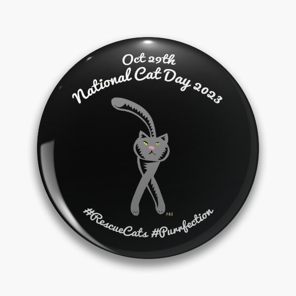 Item preview, Oct 20th National Cat Day 2023 designed and sold by pozLOVE.