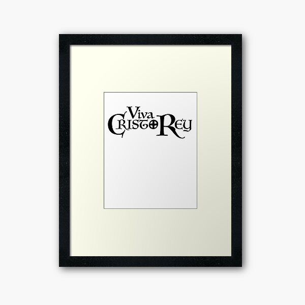 Vista previa del artículo con la obra «viva cristo rey», diseñado y vendido por VivaBrandShop.