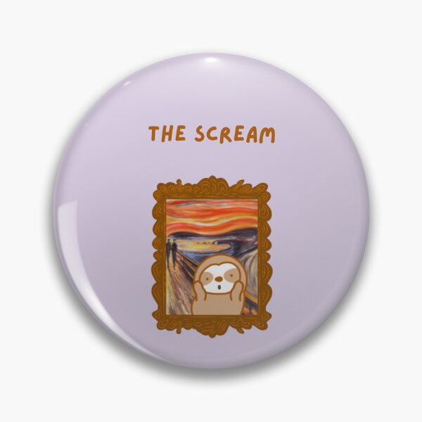 Item preview, Halloween The Scream Sloth  designed and sold by theslothinme.
