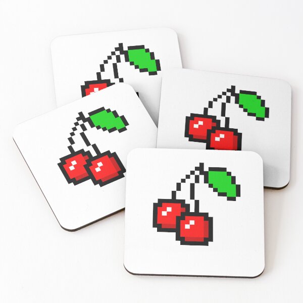 Item preview, Cherry pixel art designed and sold by Pixel-Delights.