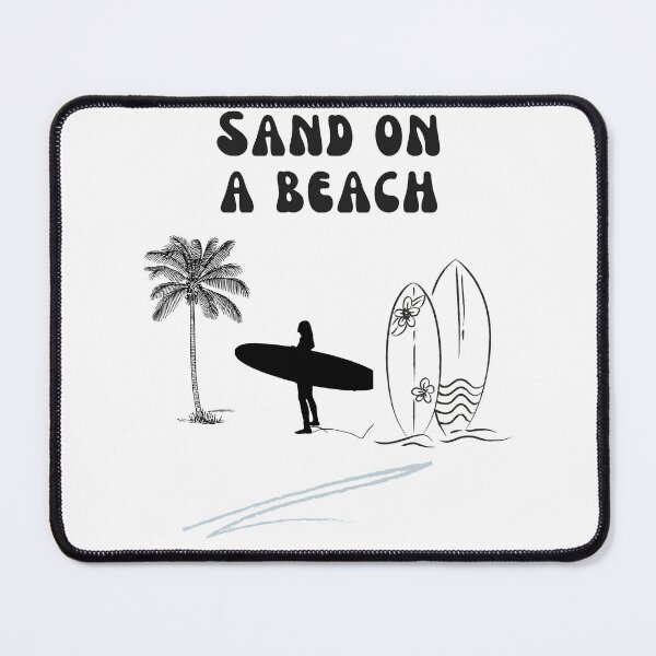 Item preview, SSand on the beach, lady with surf board  designed and sold by Mr7Williams.