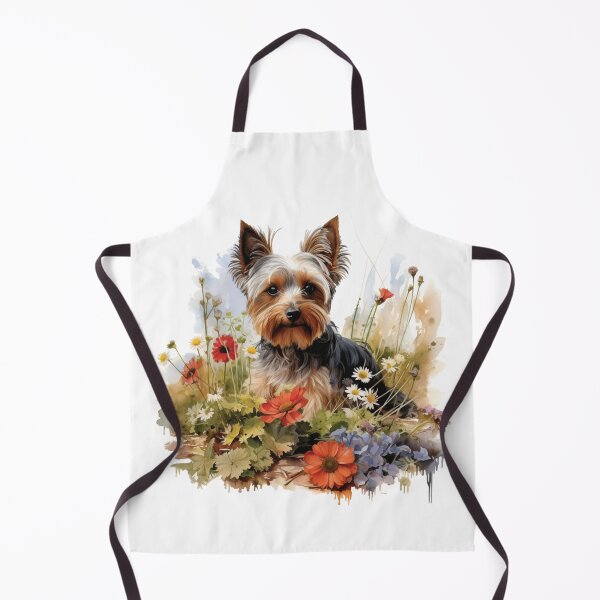 Item preview, Yorkshire Terrier Dog Watercolor Artwork designed and sold by PhotoObjects.