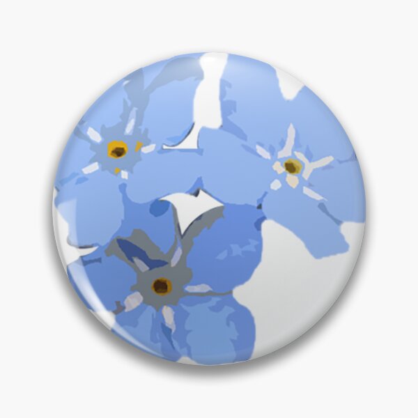 Item preview, Forget me not flower art designed and sold by Oonamin.