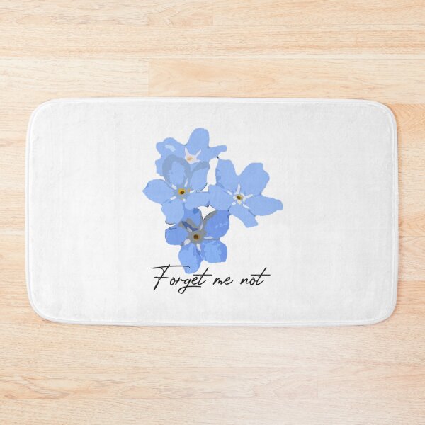 Item preview, Forget me not flower art designed and sold by Oonamin.