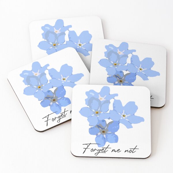 Item preview, Forget me not flower art designed and sold by Oonamin.