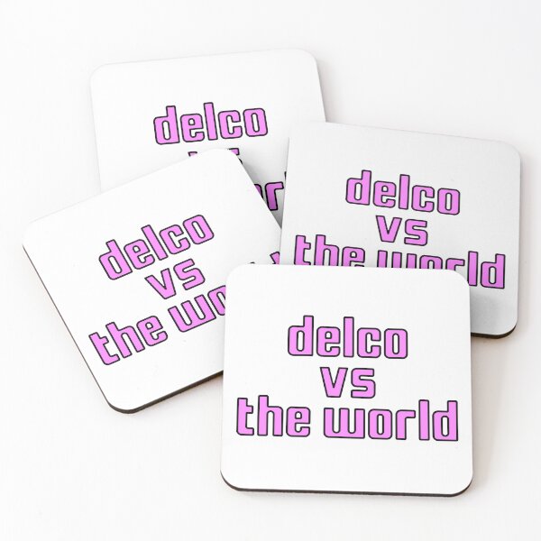 Item preview, Delco vs The World - Pink designed and sold by TropiCol Creations.