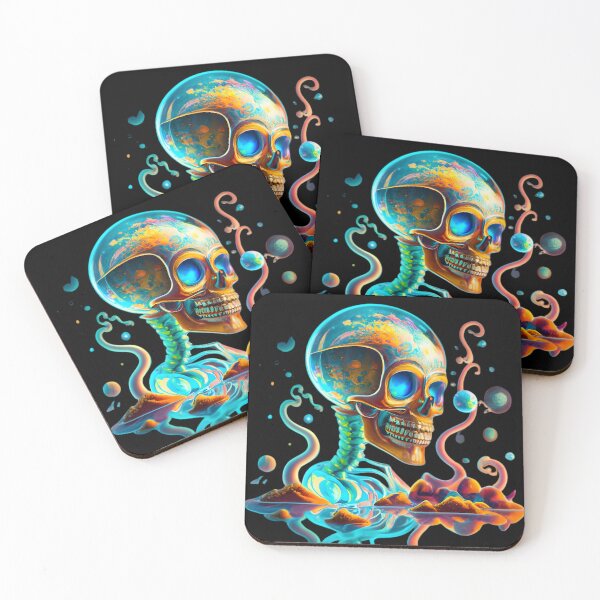Item preview, Galaxy Skeleton With Tentacles designed and sold by JurenArt.