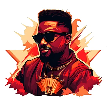 Artwork thumbnail, Sarkodie Rapper by Ragil-Studio