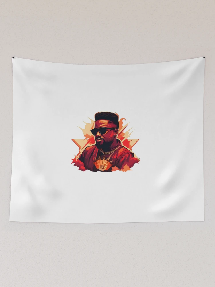 Thumbnail 2 of 3, Tapestry, Sarkodie Rapper designed and sold by Ragil-Studio.