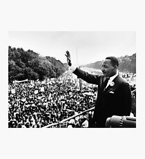 Martin Luther King Jr Speech Photographic Print