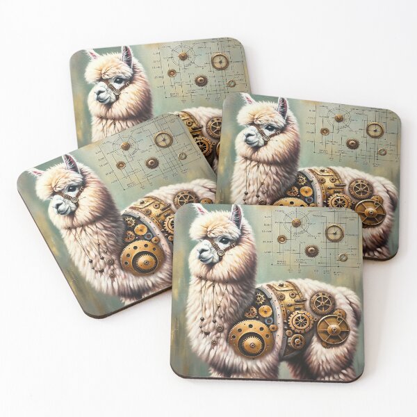 Item preview, Steampunk Alpaca designed and sold by NovosArt.