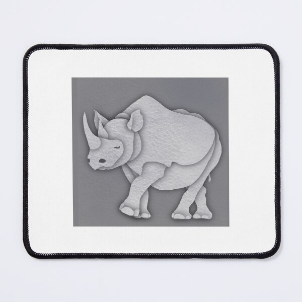 Item preview, Papercut Layered Rhino Art designed and sold by YTAHPodcast.