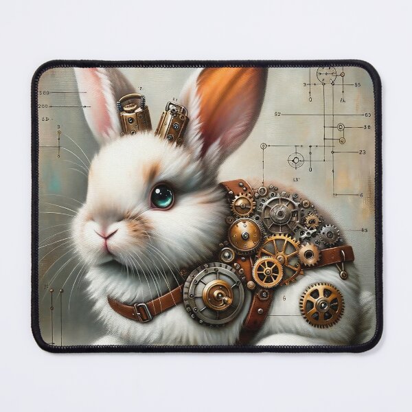 Item preview, Conejito bebé Steampunk designed and sold by NovosArt.
