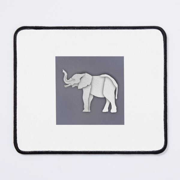 Item preview, Papercut Layered Elephant Art designed and sold by YTAHPodcast.