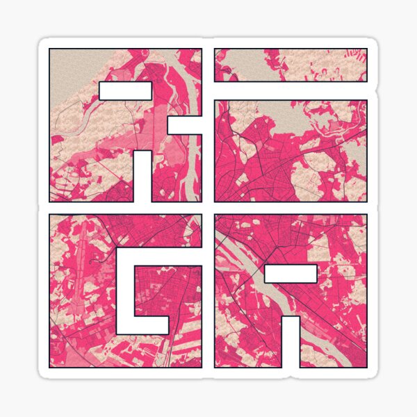 Item preview, Riga City Map of Latvia - Blossom designed and sold by deMAP.