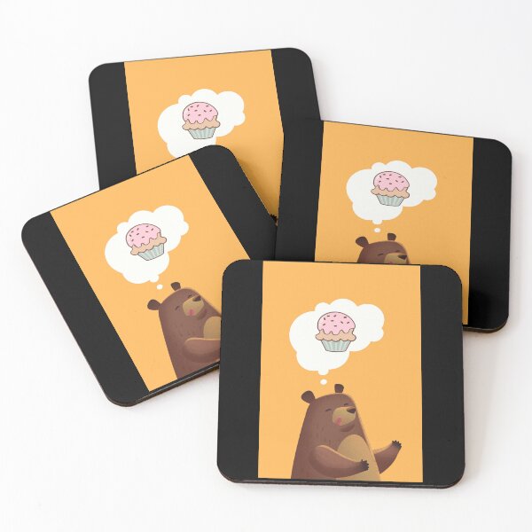 Item preview, Bear and cupcake  designed and sold by Thedigital91.