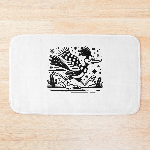 Item preview, Winter Bird Runner - Speedy runner Cartoon with Festive Flair  designed and sold by lalimtiffinyus.