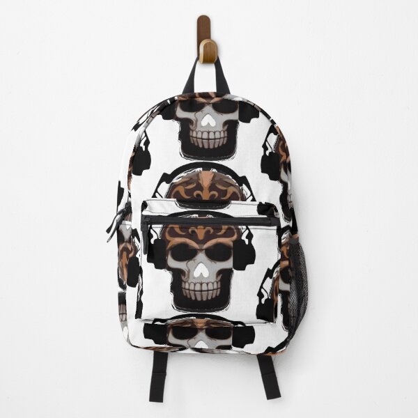Item preview, Sugar Skull With Headphones designed and sold by TriForceDesign.