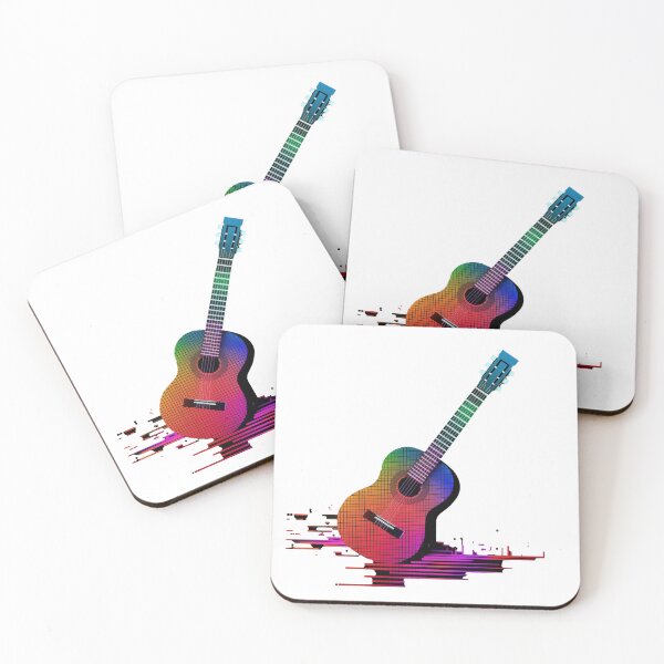 Item preview, Colorful Guitar designed and sold by TidKaew.