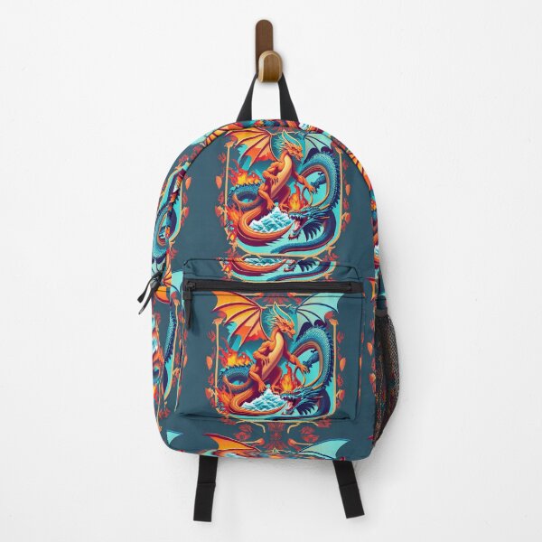 Item preview, the art of dragons fantasy red blue designed and sold by SabyDigitalArt.