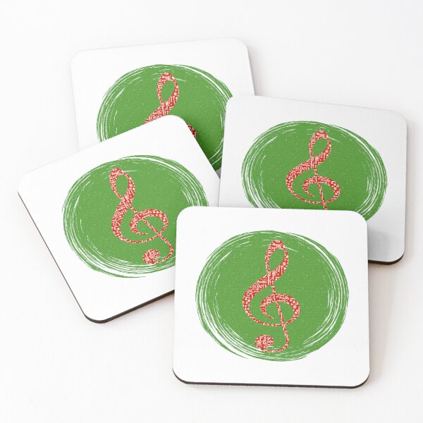 Item preview, Merry Christmas Green Festive Melody designed and sold by Artbellachi.