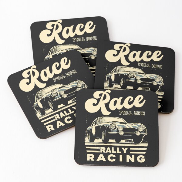Item preview, Vintage Rally Racing Car Print designed and sold by dakaseli.