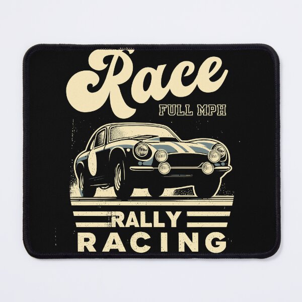 Item preview, Vintage Rally Racing Car Print designed and sold by dakaseli.