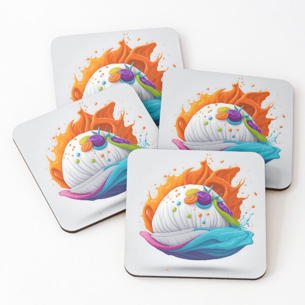 Item preview, "Vibrant Vector Art: Stuffed Steamed Bun Splashed with Colors on a Clean White Background" designed and sold by Best-Art-32.
