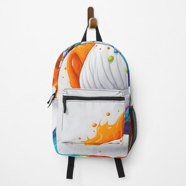 Item preview, "Vibrant Vector Art: Stuffed Steamed Bun Splashed with Colors on a Clean White Background" designed and sold by Best-Art-32.