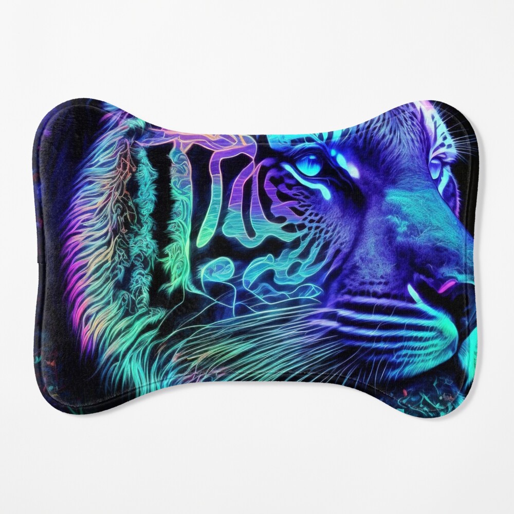 Tiger Neon Purple: Animal Print Meggings - UV Blacklight Mens Leggings –  Funstigators
