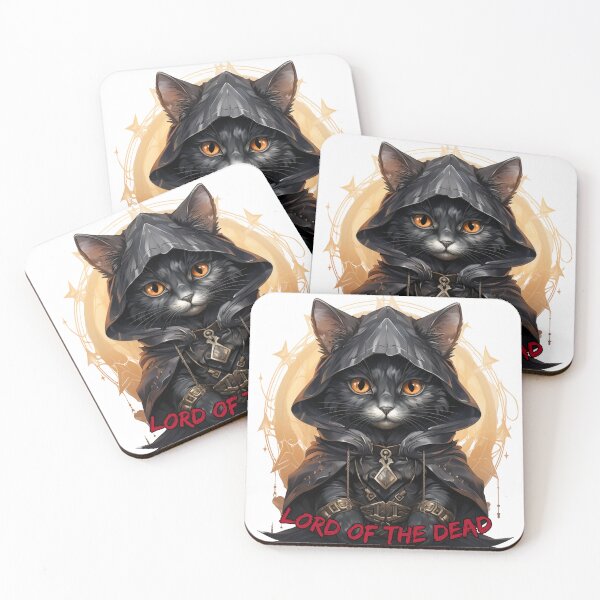 Item preview, Meowcromancer: The Mystical Cat Who Commands the Undead designed and sold by Meowtopia.