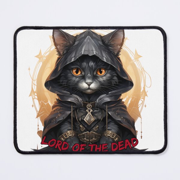 Item preview, Meowcromancer: The Mystical Cat Who Commands the Undead designed and sold by Meowtopia.