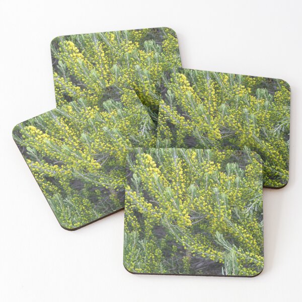 Item preview, Great Wave of Wattle Flowers designed and sold by Honey Myrtle Studio.