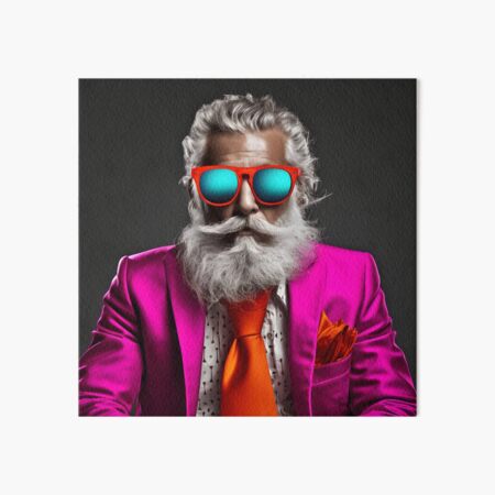 Item preview, Santa's Colorful Label Suit designed and sold by inkArtistryfine.