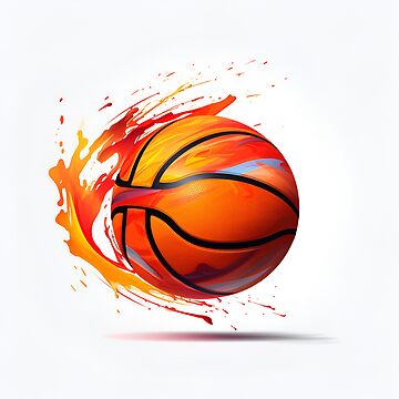 basketball paint splatter' Sticker