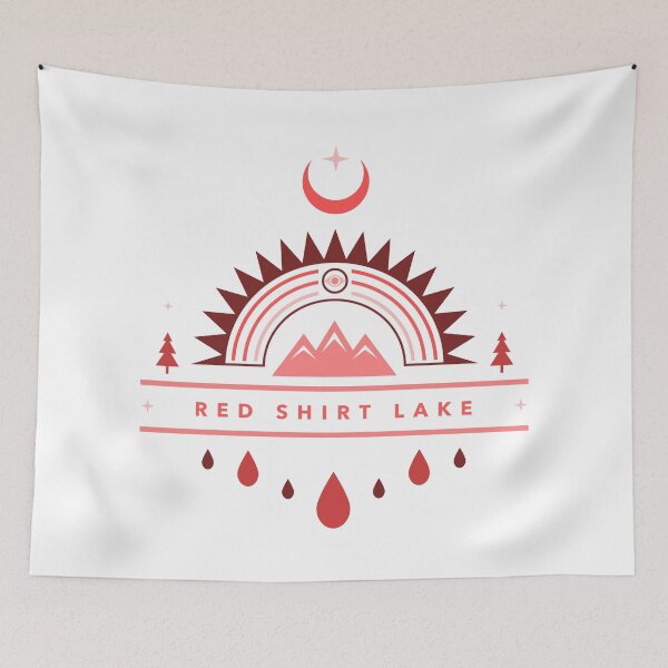 Item preview, RED SHIRT LAKE boho designed and sold by LeapDaze.