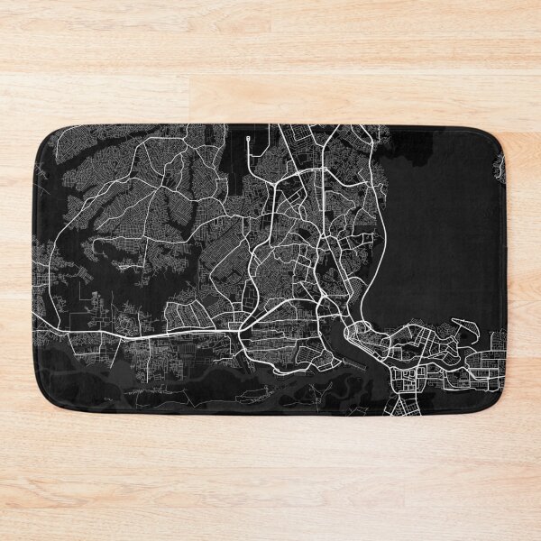 Item preview, Lagos City Map of Nigeria - Full Moon designed and sold by deMAP.
