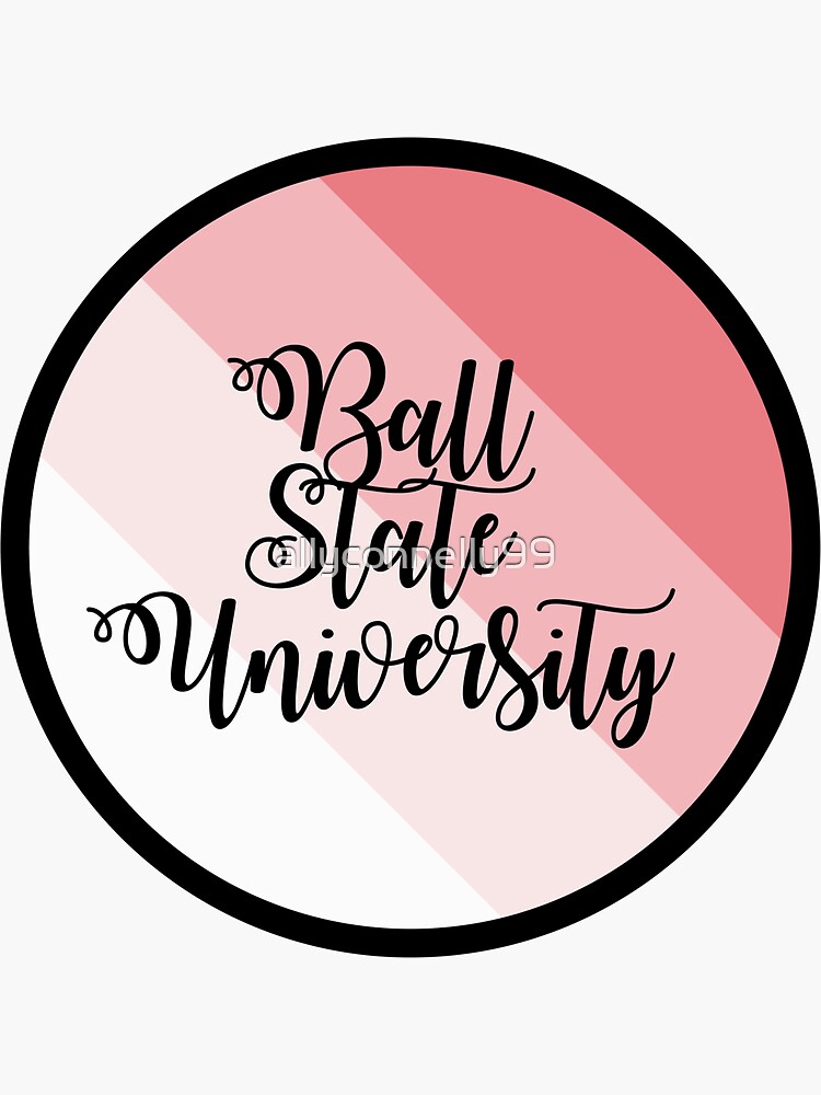 Style 1 Ball State University Sticker By Allyconnelly99 Redbubble