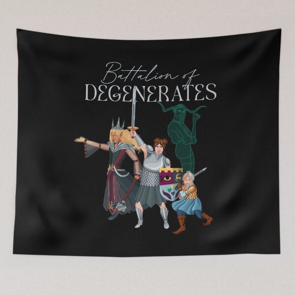 Item preview, Battalion of Degenerates Party (Dark) designed and sold by mezzopatricia.