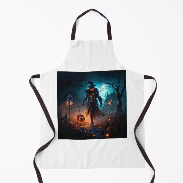 Item preview, Escena terrorífica de Espantapájaros saliendo en Halloween designed and sold by AlejaJorgeShop.