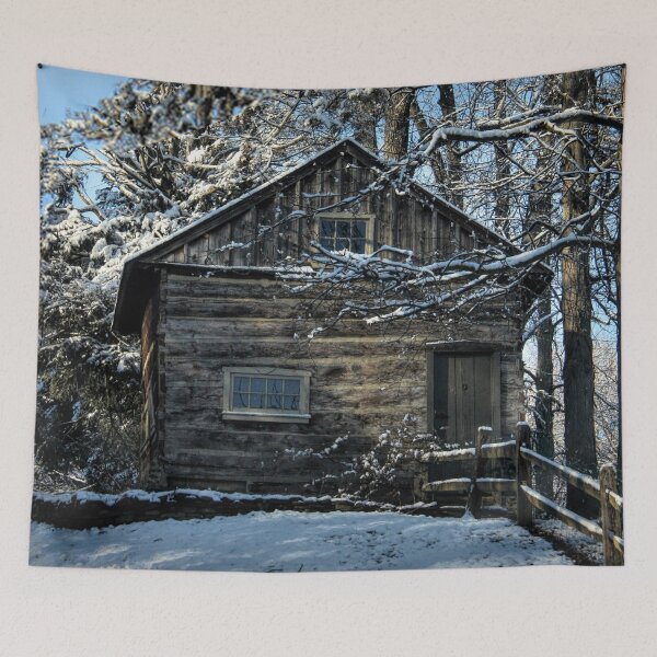 Item preview, 1700's Log School House in West Chester, Pennsylvania designed and sold by Polly Peacock.