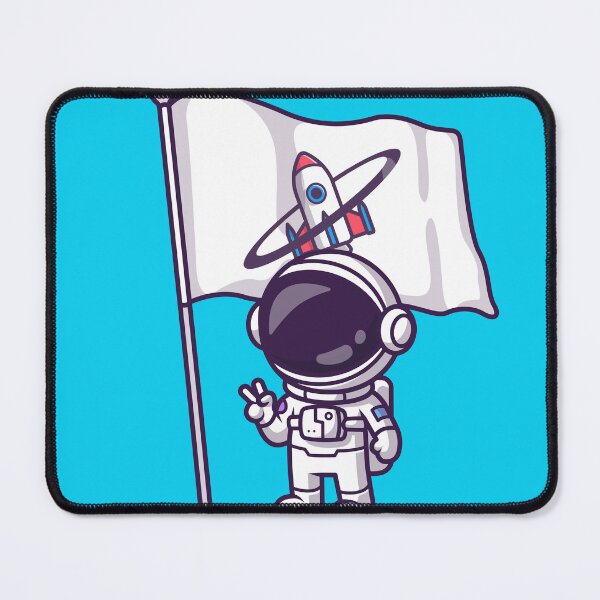 Item preview, Cute Astronaut with Peace Sign - Cartoon Vector Icon designed and sold by hjian8219.