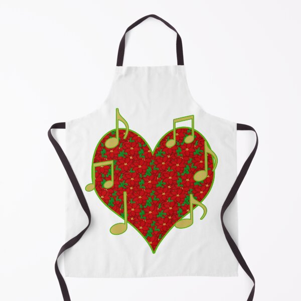 Item preview, Melodious Christmas Heart red flowers designed and sold by Artbellachi.