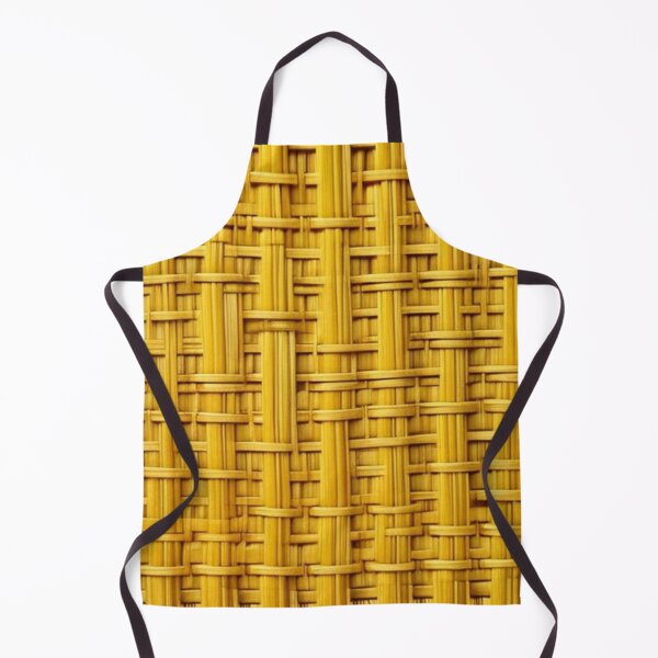 Item preview, Yellow straw woven pattern  designed and sold by Roxburylane.