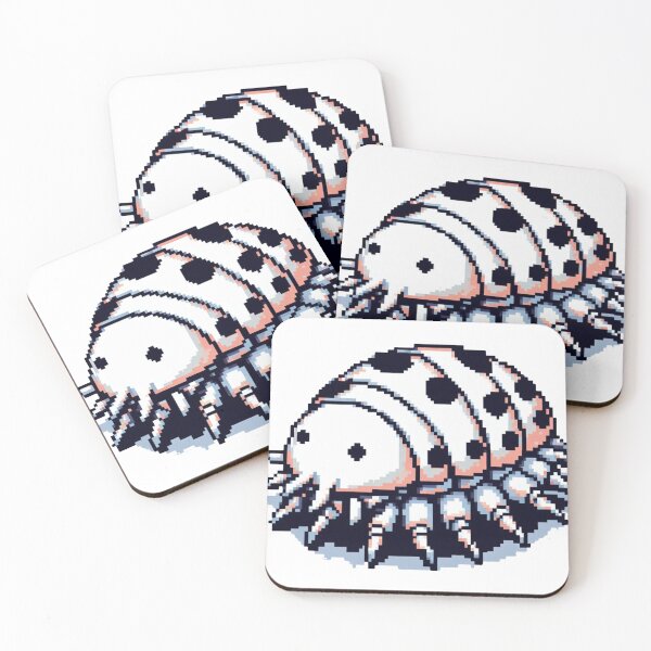 Item preview, Dairy Cow Isopod Pixel Art #3 designed and sold by AIrtisticPrints.