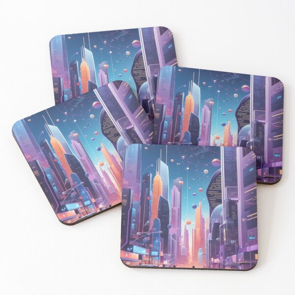 Item preview, 001 Cyberpunk City designed and sold by Alexis Art Collection.
