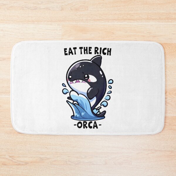 Item preview, Eat The Rich Orca, Sink The Rich, Killer Whale, Orca Wars, Funny Orca Whale designed and sold by Porcupine Tees ⭐⭐⭐⭐⭐.